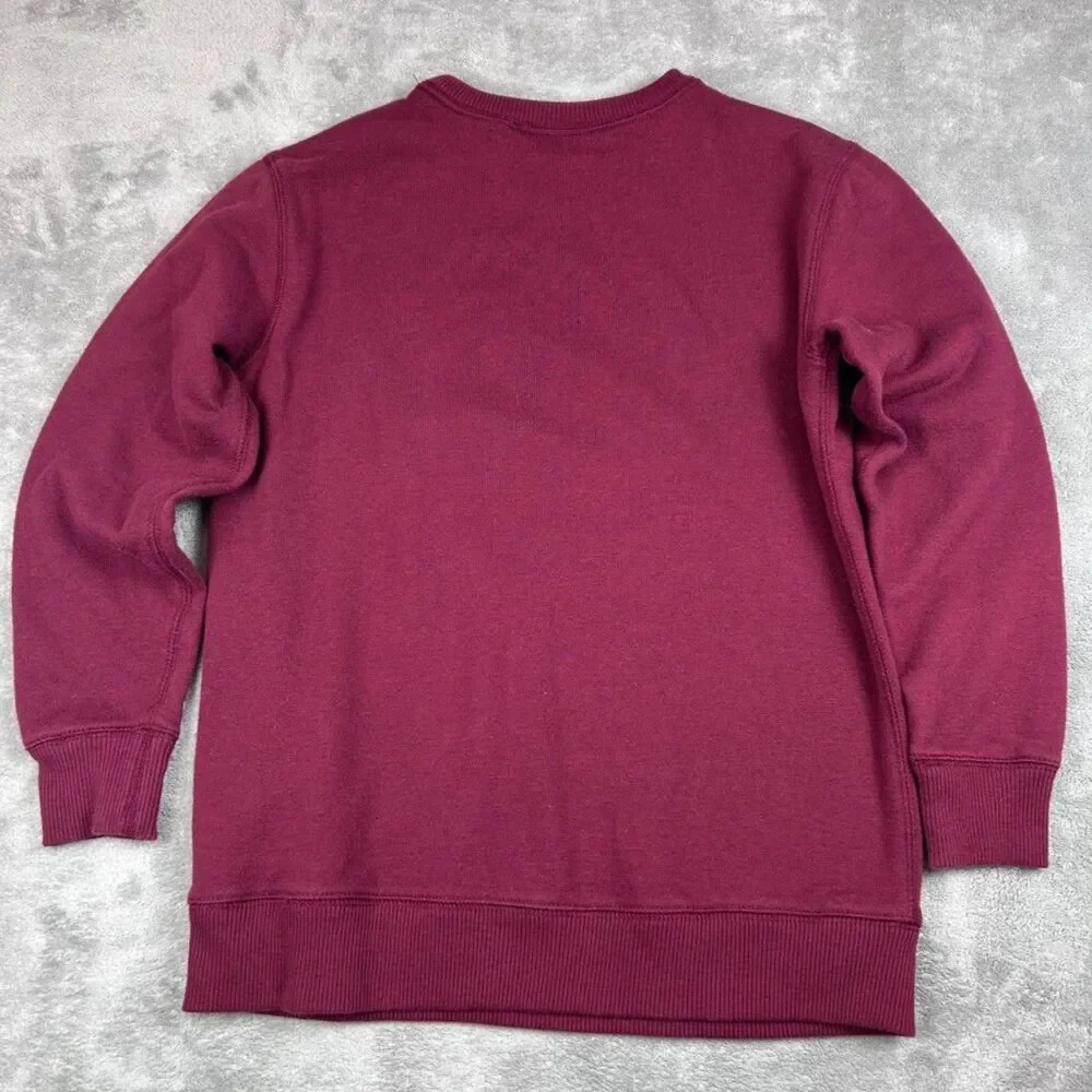 The Children’s Place Boys L 10/12 Burgundy Basketball Graphic Sweatshirt 68